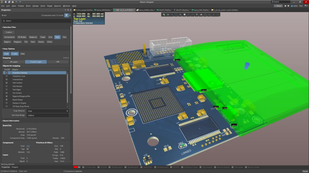 Le logiciel de rétro-ingénierie des circuits imprimés joue un rôle essentiel dans la transformation des données physiques des PCB en documentation numérique structurée. Lorsqu'ils tentent de récupérer ou de restaurer une conception, les ingénieurs utilisent une combinaison d'outils de CAO pour PCB, de plateformes de traitement d'images et de logiciels de rétro-ingénierie spécialisés pour recréer le schéma, le plan d'implantation, la netlist et le fichier Gerber. Parmi les outils couramment utilisés figurent Altium Designer, Cadence Allegro, PADS, KiCad et les solutions Mentor Graphics. Chacune de ces plateformes permet aux ingénieurs de reproduire des conceptions de PCB avec une grande précision, prenant en charge des opérations telles que le clonage, la copie, la réplication ou la duplication. Si certains outils sont optimisés pour les projets de remanufacturation industrielle haut de gamme, d'autres sont plus adaptés aux tâches de redéveloppement ou de remise à neuf économiques. Le choix du logiciel approprié constitue donc une première étape cruciale dans tout projet de rétro-ingénierie.