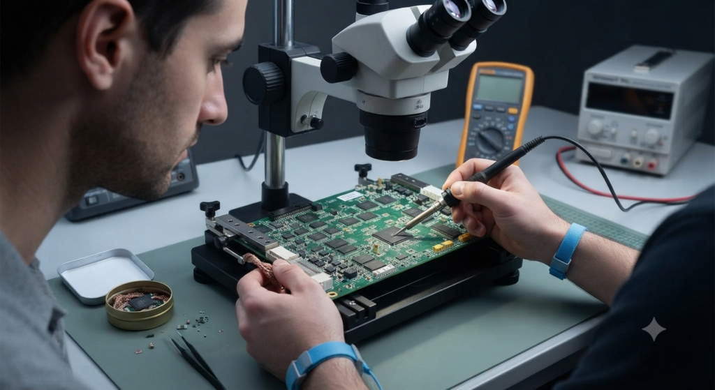 Proces obnovení již nevyráběného hardwaru vyžaduje komplexní sled technických kroků. Pro úspěšnou realizaci kompletního projektu reverzního inženýrství elektronické desky plošných spojů využívají specialisté přesné odstraňování vrstev (delayering) a optickou analýzu k mapování všech skrytých vodivých cest. Na základě takto získaných fyzických dat vytvářejí inženýři kompletní netlist a podrobné elektrické schéma zobrazující všechna elektrická propojení. Současně odborníci připravují přesný seznam BOM, výkres rozmístění součástek (layout drawing), plně funkční CAD soubor, přesná data Gerber a kompletní balíček Gerber souborů. Využitím těchto digitálních technických podkladů mohou odborné týmy efektivně reprodukovat, klonovat, duplikovat, obnovovat, upravovat, znovu vyrábět a vytvářet prototypy jakékoli starší desky plošných spojů, standardní PCB nebo specializované elektronické desky a přeměnit je na novou vysoce kvalitní náhradu.