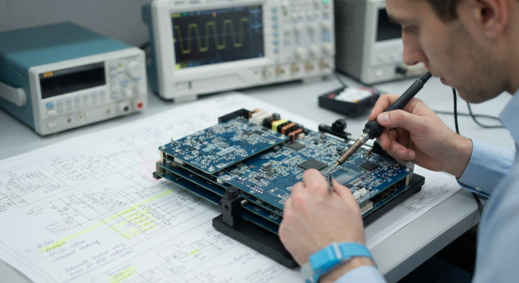 Printed circuit board reverse engineering assemble faulty deve essere considerato un problema ingegneristico tracciabile, piuttosto che un semplice problema di assemblaggio. Un processo di correzione affidabile procede a ritroso dalla PCB assemblata difettosa, passando attraverso i giunti di saldatura, il posizionamento dei componenti, i dati di fabbricazione della PCB, il file Gerber, il file CAD, il disegno del layout e infine la PCB originale. Controllando sistematicamente ogni fase, gli ingegneri possono determinare se il problema deriva dall'assemblaggio, dalla fabbricazione o da un errore nel processo di reverse engineering della PCB. Una volta confermata la causa principale, il progetto può essere corretto, riprodotto e validato mediante un nuovo prototipo prima di procedere con un'ulteriore produzione.