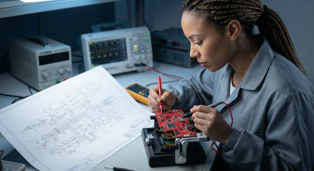 Als metingen afwijkingen aan het licht brengen, kunnen engineers het probleem terugvoeren naar de PCB-printplaat, de Gerber-data, de laagopbouw, de materiaalparameters, de reconstructie van de layout of de componentselectie en vervolgens het betreffende ontwerp wijzigen, herstellen of reproduceren. Daarom wordt een hoge nauwkeurigheid bij het testen van PCB-reverse-engineering het best bereikt door middel van toepassingsspecifieke documentvergelijking, analyse van gecontroleerde impedantie, prototypevalidatie en functionele tests, in plaats van uitsluitend te vertrouwen op visuele gelijkenis.