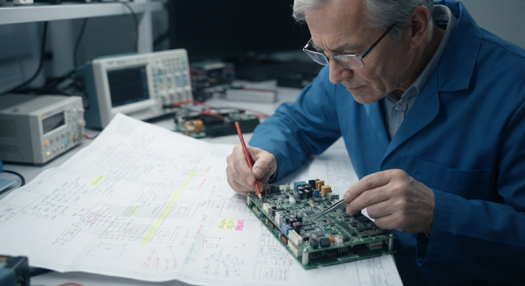 Wenn Messungen Abweichungen aufzeigen, können Ingenieure das Problem auf die PCB-Leiterplatte, die Gerber-Daten, den Lagenaufbau, die Materialparameter, die Layout-Rekonstruktion oder die Bauteilauswahl zurückführen und anschließend das betroffene Design modifizieren, wiederherstellen oder reproduzieren. Folglich lässt sich eine hohe Genauigkeit bei der Prüfung des PCB-Reverse-Engineerings am besten durch anwendungsspezifische Dokumentenvergleiche, kontrollierte Impedanzanalysen, Prototypenvalidierung und Funktionstests erreichen, anstatt sich ausschließlich auf die visuelle Ähnlichkeit zu verlassen.