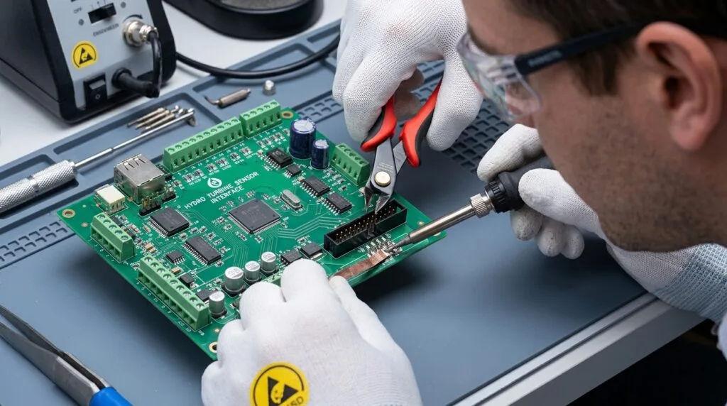 Quando i dati ingegneristici originali non sono disponibili, l'ingegnerizzazione inversa consente di recuperare le informazioni di progettazione da un controller esistente e di trasformarle in un pacchetto ingegneristico utilizzabile. Tuttavia, l'obiettivo non dovrebbe limitarsi a copiare, clonare, replicare, duplicare o riprodurre la semplice apparenza fisica del PCB originale. Gli ingegneri devono determinare le relazioni funzionali tra i circuiti e ricostruire con accuratezza lo schema elettrico, il file PCB, la netlist, la distinta base (BOM), il file Gerber e il file per la macchina Pick & Place con l'orientamento dei componenti. Durante la ricostruzione del layout, occorre prestare particolare attenzione alla separazione dei percorsi di potenza ad alta corrente dai segnali dei sensori a basso livello, alla continuità dei riferimenti di massa, alle distanze di isolamento tra domini di tensione potenzialmente differenti, alla piedinatura dei connettori, ai margini di dissipazione termica attorno ai componenti di potenza e all'instradamento dei segnali di retroazione sensibili. Un file Gerber recuperato deve rappresentare con precisione il rame, la maschera di saldatura (solder mask), la serigrafia (silkscreen) e le informazioni di foratura, mentre la distinta base (BOM) deve corrispondere esattamente ai componenti e ai footprint rappresentati nel file PCB.