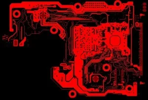 Hard Disk Media Player Circuit Board Reverse Engineering bottom layer