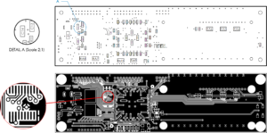 Electronic PCB Board Duplicating Small Expected Signals