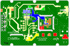 MINI-DIP SOIC op amp PCB guard layouts
