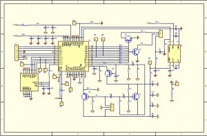 SCHEMATIC DIAGRAM of GPS Navigation PCB Board