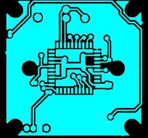 TOP BOTTOM side of Gerber File from Replicate DVR Camera Printed Circuit Board