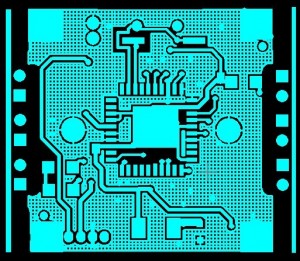 TOP side of Gerber Files from Auto Diagnotis circuit board
