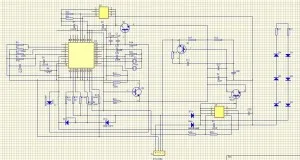 Schematic Diagram from Auto Diagnotis printed circuit board
