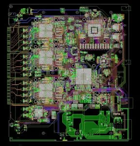 Static Printed Circuit Board Effect Static Printed Circuit Board Effect