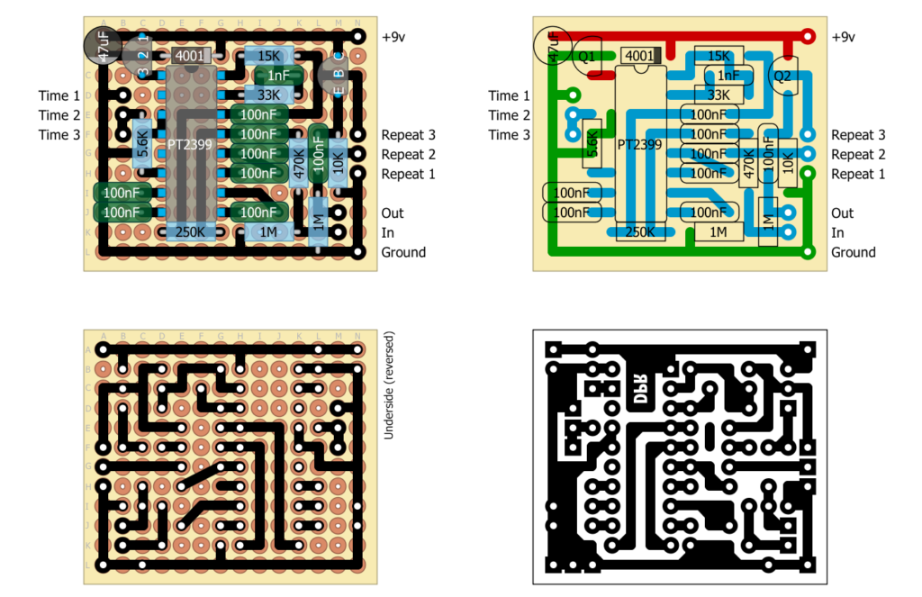 In the process of PCB Circuit Board Gerber File Reverse Engineering, Since the .01uf capacitors had a limited effective frequency range, a 10 pf capacitor was placed in parallel with the original .01uf capacitors to determine the improvement at high frequencies