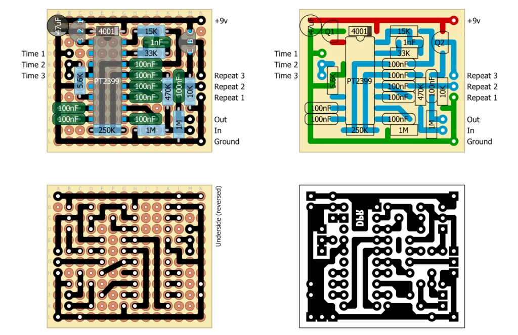 PCB Circuit Board Reverse Engineering Distributed Decoupling Capacitors