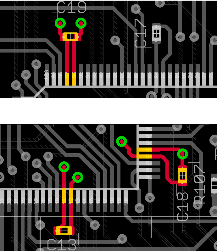 Why Printed Circuit Board Reverse Engineering Decoupling is important Decoupling capacitors are an important part of any digital printed circuit board design. These capacitors are connected between power and power return conductors to help stabilize the voltage delivered to active digital device