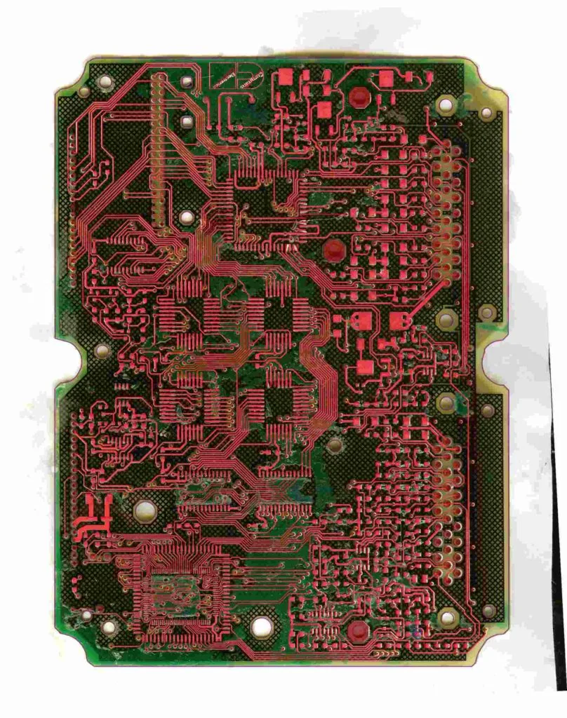 Electronic PCB Card Reverse Engineering Concept Electronic PCB Card Reverse Engineering Concept