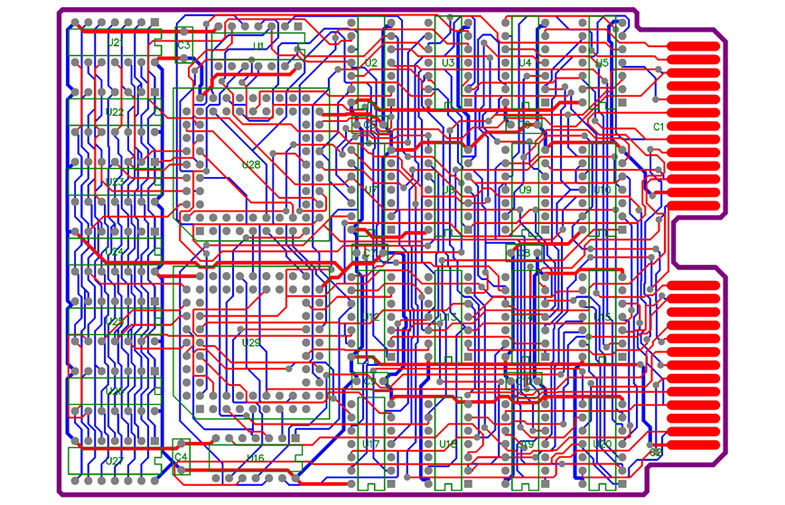 PCB Board Circuitry Reverse Engineering can help to extract layout drawing and gerber file from physical sample, restore schematic diagram