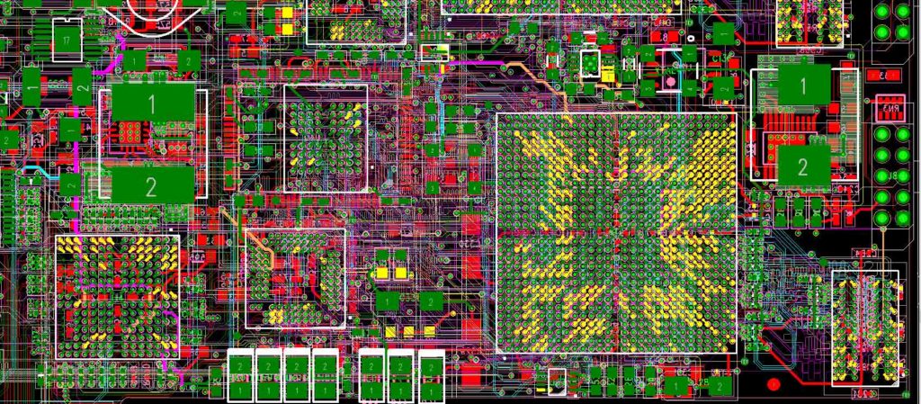 High Density Printed Circuit Board Gerber File Reverse Engineering can help to restore pcb layout drawing, schematic diagram and BOM from physical PCB board sample