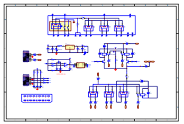 Automotive Window Electronic Switch PCB Board Schematic diagram reverse engineering
