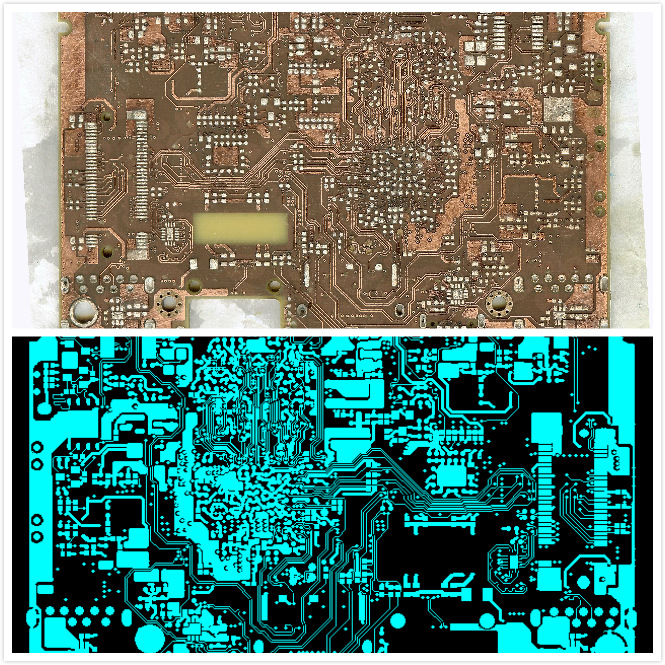 Reverse Engineering Electronic Circuit Board Layout Drawing for Signal Integrity