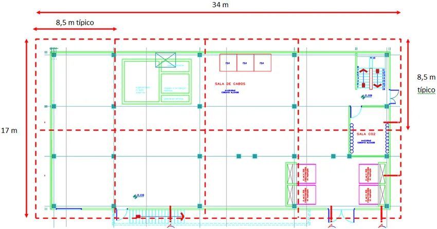 the inductance of the ground depends on the spacing between the grids