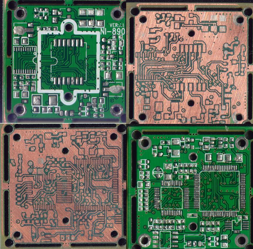 Clone PCB Board Component Layout Drawing