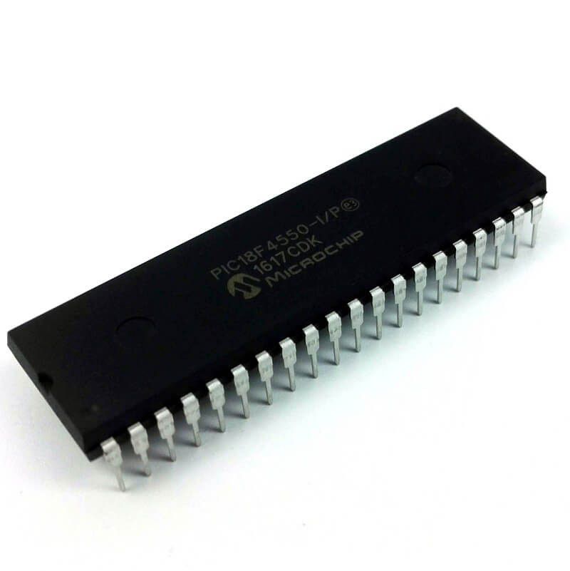 Microchip PIC18F4550 Microprocessor Flash Heximl Extraction
