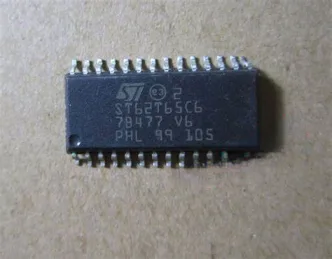 STMicroelectronics ST62T65C6 bloqueado MCU rompiendo extraerá el firmware integrado de la memoria flash del microcontrolador seguro ST62T65C6 y recuperará el archivo de software hexamal del microprocesador cifrado ST62T65C6